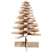 Árbol de Navidad de madera de adorno madera maciza pino 80 cm