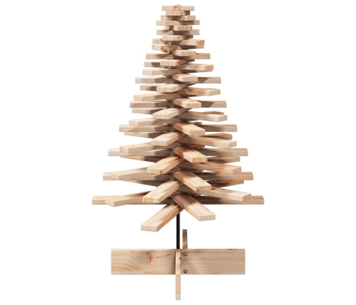 Árbol de Navidad de madera de adorno madera maciza pino 100 cm