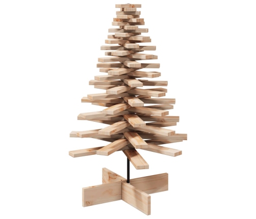 Árbol de Navidad de madera de adorno madera maciza pino 100 cm