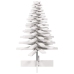 Árbol de Navidad de adorno madera maciza pino blanco 100 cm