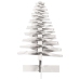 Árbol de Navidad de adorno madera maciza pino blanco 100 cm