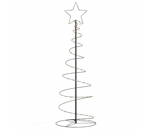 VidaXL LED para árbol de Navidad 100 LED blanco cálido 150 cm