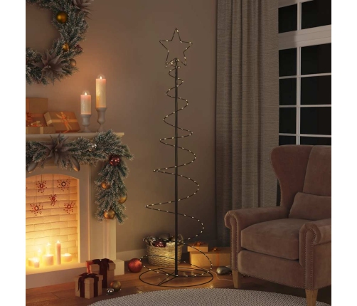 VidaXL LED para árbol de Navidad 120 LED blanco cálido 180 cm