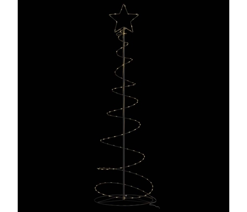 VidaXL LED para árbol de Navidad 120 LED blanco cálido 180 cm