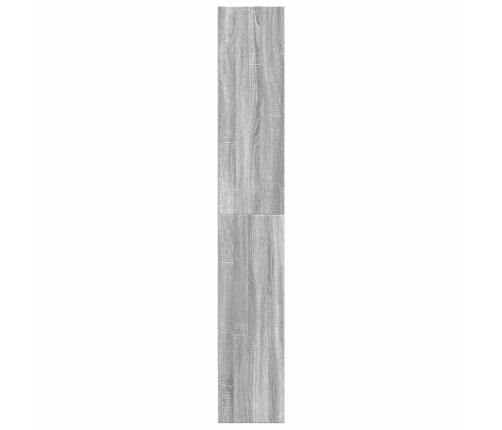 Estantería madera ingeniería gris Sonoma 80x30x189cm