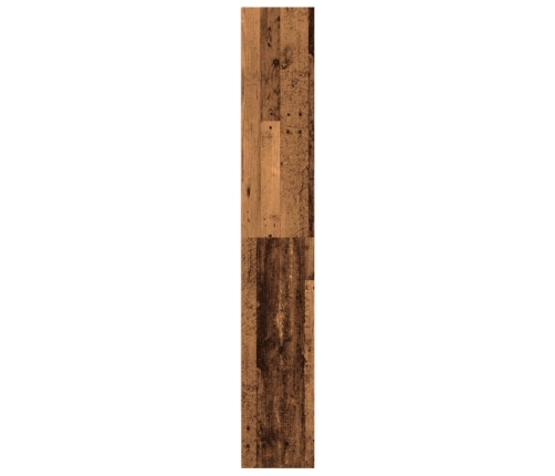 Estantería madera ingeniería madera envejecida 80x30x189 cm