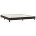 Cama box spring sin colchón cuero sintético negro 180x210 cm