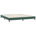 Cama box spring sin colchón terciopelo verde oscuro 180x210 cm