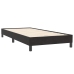 Cama box spring sin colchón negro terciopelo 90x220 cm