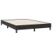 Cama box spring sin colchón negro terciopelo 140x220 cm