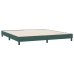 Cama box spring sin colchón terciopelo verde oscuro 180x220 cm