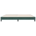 Cama box spring sin colchón terciopelo verde oscuro 180x220 cm