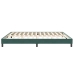 Cama box spring sin colchón terciopelo verde oscuro 200x220 cm