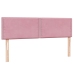 Cama box spring con colchón terciopelo rosa 140x210 cm