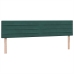 Cama box spring con colchón terciopelo verde oscuro 180x210 cm