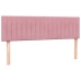 Cama box spring con colchón terciopelo rosa 160x210 cm