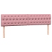 Cama box spring con colchón terciopelo rosa 180x210 cm