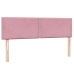 Cama box spring con colchón terciopelo rosa 160x210 cm