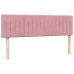 Cama box spring con colchón terciopelo rosa 160x210 cm