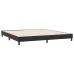 Cama box spring con colchón terciopelo negro 180x210 cm