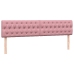 Cama box spring con colchón terciopelo rosa 200x210 cm