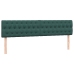 Cama box spring con colchón terciopelo verde oscuro 180x220 cm