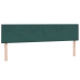 Cama box spring con colchones terciopelo verde oscuro 200x210cm