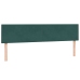 Cama box spring con colchones terciopelo verde oscuro 200x220cm