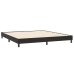 Cama box spring con colchones terciopelo negro 180x210 cm