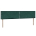 Cama box spring con colchones terciopelo verde oscuro 200x220cm