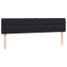 Cama box spring con colchones terciopelo negro 180x210 cm