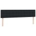 Cama box spring con colchones terciopelo negro 200x210 cm