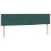 Cama box spring con colchón terciopelo verde oscuro 180x210 cm