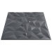 Paneles de pared 24 uds XPS amatista gris 50x50 cm 6 m²