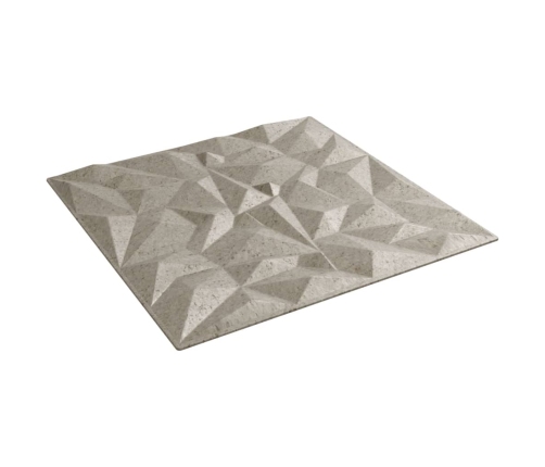 Paneles de pared 12 uds XPS amatista Beton 50x50 cm 3 m²