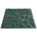 Paneles de pared 12 uds XPS amatista verde 50x50 cm 3 m²