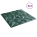 Paneles de pared 24 uds XPS amatista verde 50x50 cm 6 m²