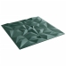 Paneles de pared 48 uds XPS amatista verde 50x50 cm 12 m²