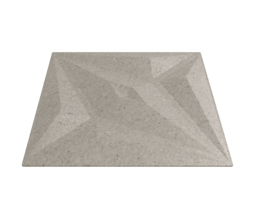 Paneles de pared 12 uds XPS estrella Beton 50x50 cm 3 m²