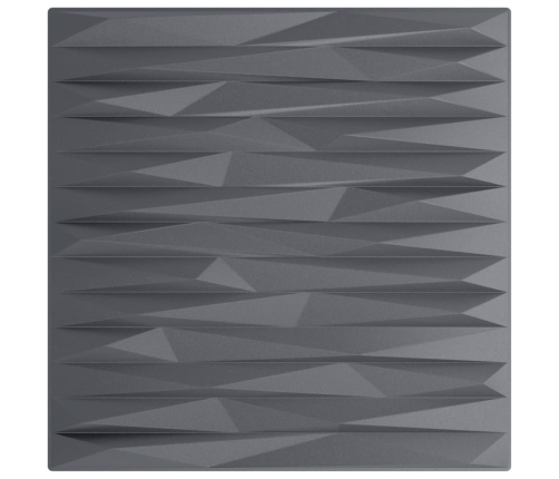 Paneles de pared 24 uds XPS piedra gris 50x50 cm 6 m²