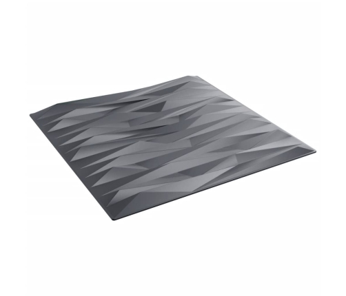 Paneles de pared 24 uds XPS piedra gris 50x50 cm 6 m²