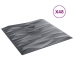 Paneles de pared 48 uds XPS piedra gris 50x50 cm 12 m²