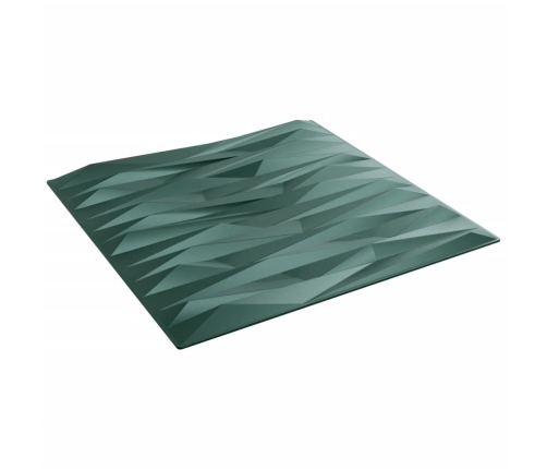 Paneles de pared 12 uds XPS piedra verde 50x50 cm 3 m²