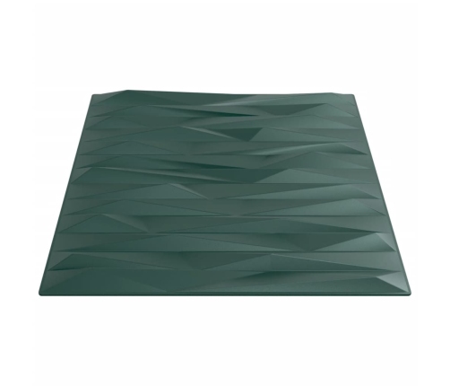 Paneles de pared 12 uds XPS piedra verde 50x50 cm 3 m²