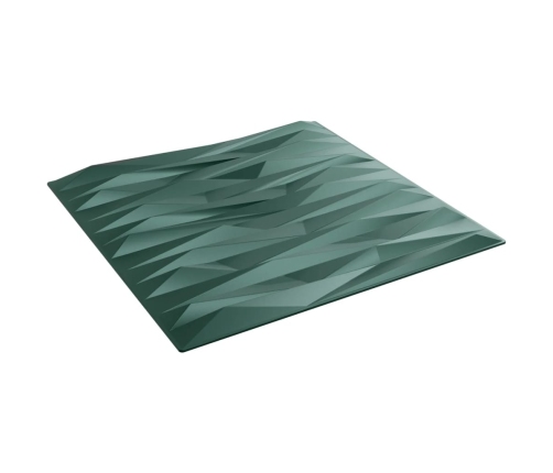 Paneles de pared 24 uds XPS piedra verde 50x50 cm 6 m²