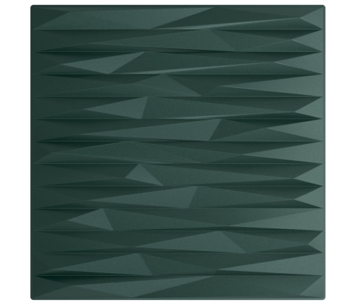 Paneles de pared 48 uds XPS piedra verde 50x50 cm 12 m²