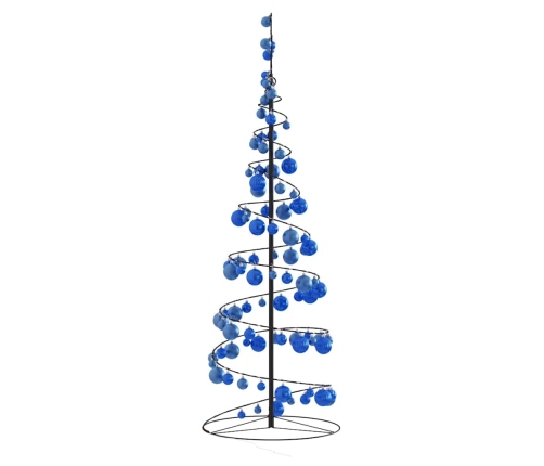 VidaXL LED para árbol de Navidad con bolas 100 LED blanco cálido 150cm