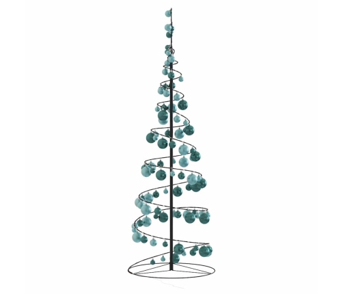 VidaXL LED para árbol de Navidad con bolas 100 LED blanco cálido 150cm