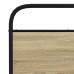 Estructura de cama sin colchón metal roble Sonoma 180x200 cm
