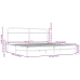 Estructura de cama sin colchón metal roble marrón 183x213 cm